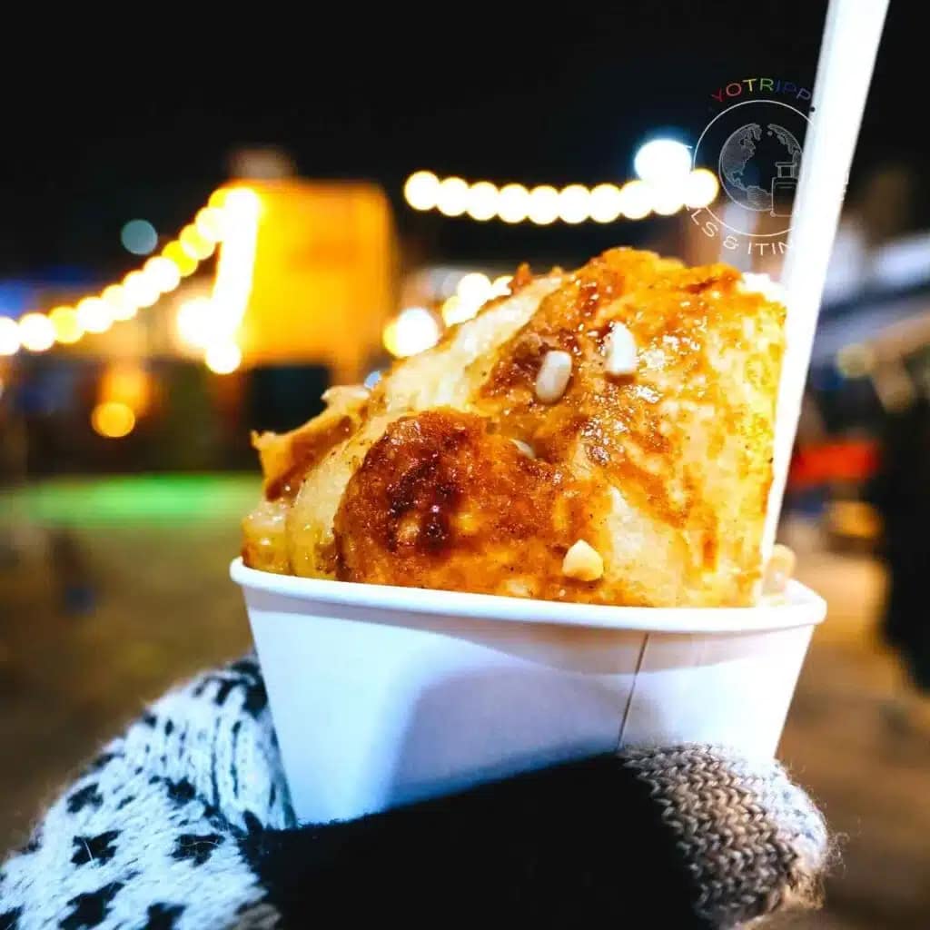 Sweet Hotteok Pancakes at Gwangjang Market
