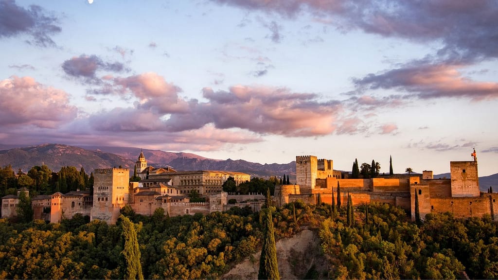 Magical Alhambra Palace in Granada