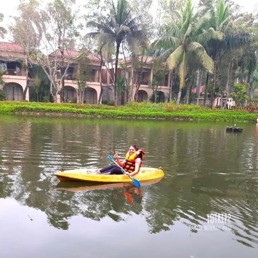 Canoeing at the Fern Resort & Spa, Kolkata